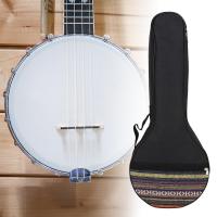 BNMUSIC Banjo เคสทนต่อการขีดข่วนทนทานใส่กระเป๋าเก็บของเครื่องดนตรี