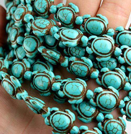 hot-selling-14x17mm-synthetic-animal-dyed-turtle-spacer-stone-beads-for-diy-fashion-charms-bracelet-necklace-jewelry