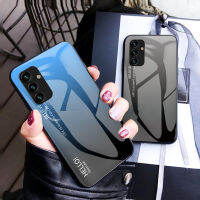 ปลอกสำหรับ Samsung กาแลคซี A05 S A05s 05 S SasmungA05S 2023ไล่ระดับสีกระจกเทมเปอร์ทาสีเคสโทรศัพท์ฝาหลังกรอบ TPU แบบนุ่มฝาหลังแก้วป้องกันรอยขีดข่วน