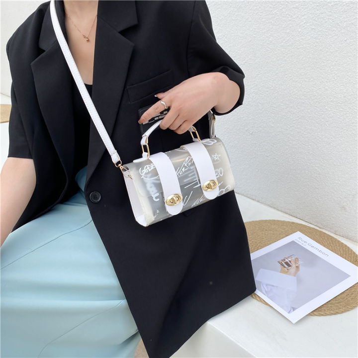 transparent-stitching-graffiti-bag-female-2023-new-fashion-frosted-hand-bag-street-trendy-one-shoulder-crossbody-bag