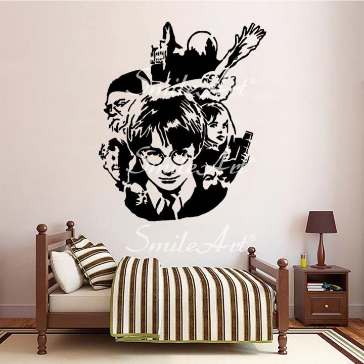 25 Wall stickers ideas  harry potter wall harry potter bedroom wall  stickers