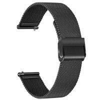 Stainless Steel Straps For Garmin Forerunner 55 245 645M Smart Watch Band Metal Bracelet Belts For Approach S40 S12 S42 Correaby Hs2023