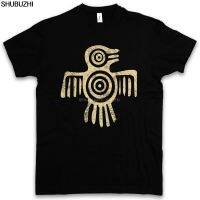 เสื้อยืดลายนก AZTEC II Indianer Zeichen Sign Kultur Zivilisation Maya Religual เสื้อยืดลำลองเท่ๆใหม่ผู้ชาย Sbz6263แฟชั่น