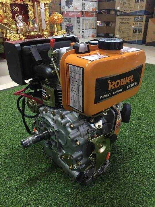 rowel-เคริ่องยนต์-ดีเซล-รุ่น-178fe-เครื่องยนต์-4-จังหวะ-7hp-ความเร็วรอบ-3600-รอบ-นาที-ความจุถังน้ำมัน-3-5-ลิตร-จัดส่ง-keery