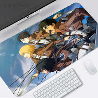 Anime Attack on Titan Mouse Pad Gamer XL New Large Mousepad XXL keyboard pad MousePads Car Anti Slip Soft Table Mat Mice Pad