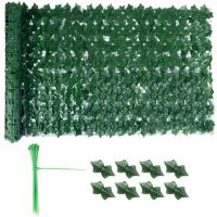 1X3m Artificial Ivy Hedge Green Leaf Fence Panels Faux Privacy Fence Screen For Home Indoor Outdoor Garden Balcony Decoration