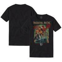 Mens Black Drew McIntyre Medieval Metal T-Shirt WWE Sport Summer 2022 New Fashion Children Clothes Tops 03