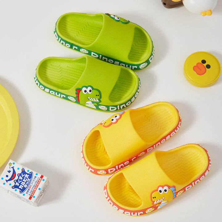 𝓑&𝓖 New Arrival Cute Cartoon Design Dinosaur Slides Sandals Outdoor ...