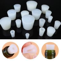 Home Brew Stoppers Silicone Plugs With 8mm Hole For Airlock Valve Bubbler Fermentation Exhaust Valve Silicone Rubber Plug