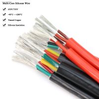 ○ 1M Sq 0.3 0.5 0.75 1 1.5 2 2.5 4 6mm Soft Silicone Rubber Cable 2 3 4 6 Cores Insulated Flexible Copper High Temperature Wire