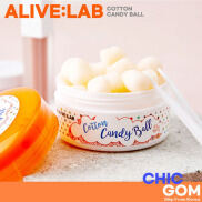 ALIVE Lab quả Cầu Kẹo Bông Quả Cầu Bông Mềm Trị Mụn Đầu Đen K-beauty