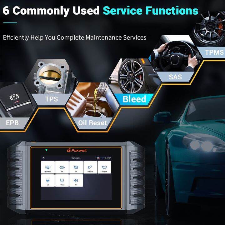 foxwell-nt716-obd2-เครื่องสแกนเนอร์อ่านโค้ด-abs-auto-bleed-scan-tool-srs-เครื่องยนต์วินิจฉัยรถยนต์