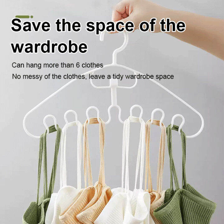 Clothes Rack Underwear Hanger Wave Clothes Support Student Dorm