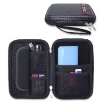 HDD Storage Box Case Shockproof Protective Portable External Enclosure Bag Shell with Zipper for 2.5 Inch Anti-Static Hard Disk