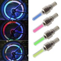 2pcs/lot Car Motorcycle Bicycle Wheel LED Light Tire Valve Cap  Waterproof Decorative Wheel Tire Lamp Car Accessories Wheel Covers