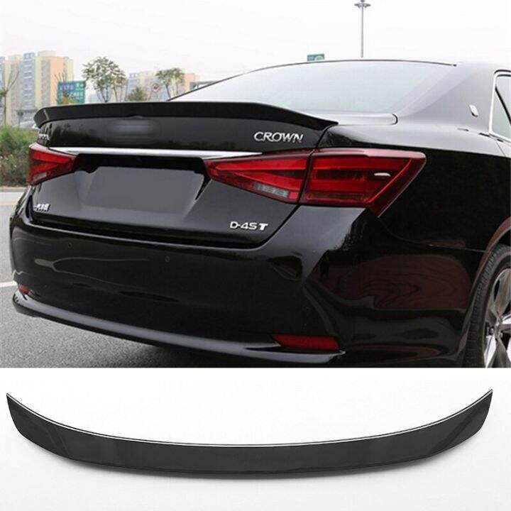 Rear Trunk Lid Spoiler Wing For Toyota Spoiler Crown 2015 2018 ABS