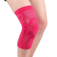 1PCS Compression Knee Support Sleeve Protector Elastic Knee Pads Brace Springs Sports Basketball Running Sportswear