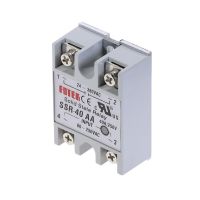 1ชิ้น40A SSR-40AA โมดูลโซลิดสเตทรีเลย์80-250V 24-380VAC อินพุต AC