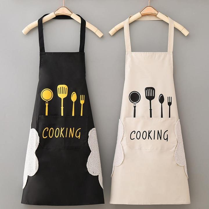 hand-wiping-kitchen-cooking-apron-men-women-oil-proof-wipe-coffee-fashion-adult-waterproof-waist-hand-household-apron-overa-c7g4-aprons