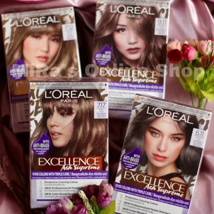 Authentic Loreal Ash Supreme Hair Color Matt Ash Silver Ash Honey Ash