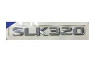 3D Chrome ตัวอักษรสำหรับ SLK 320 Trunk Emblem Emblem ป้ายสำหรับ Benz SLK320