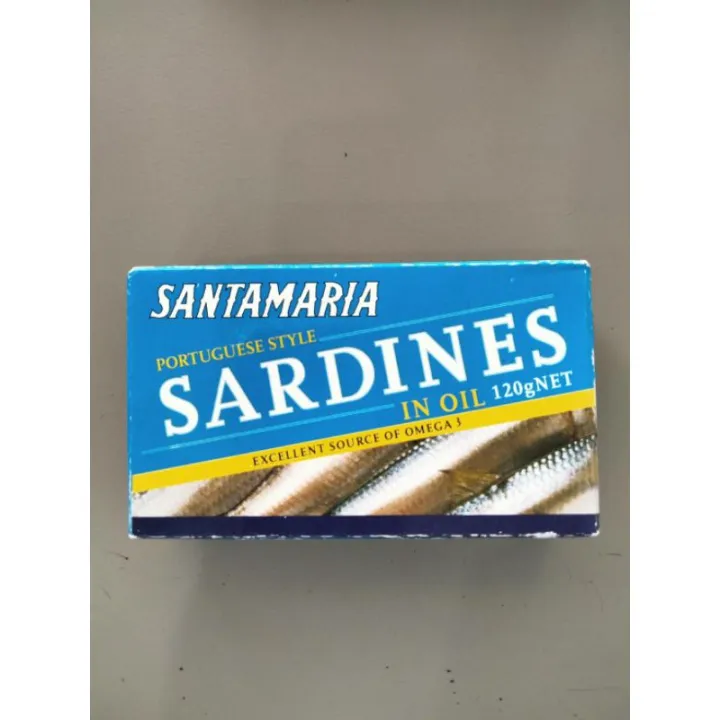 สินค้าสดใหม่ รับรองคุณภาพ Santa Maria Sardines in Oil 120 g Lazada.co.th