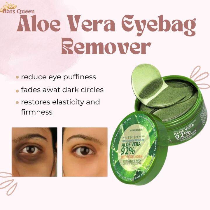 Original Aloe Vera 92 with Collagen Hydrogel Eyebag Remover Eye Patch