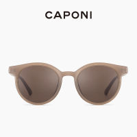 CAPONI Vintage Sunglasses Women Eyewear Retro Round Polarized Sun Glasses UV400 Ray Cut nd Designer Female Shades CP80619