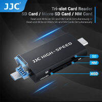 JJC USB 3.0 SD Card Reader ถึง Micro SD TF NM อะแดปเตอร์การ์ดหน่วยความจำ90เมกะไบต์วินาทีสำหรับ PC แล็ปท็อปอุปกรณ์เสริม Micro Otg USB-C OTG ศัพท์