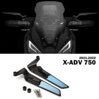 อุปกรณ์เสริมรถจักรยานยนต์สำหรับฮอนด้า X-ADV750 XADV750 X-ADV 750 2021 2022กระจกมองหลังหมุนปรับได้อลูมิเนียม CNC