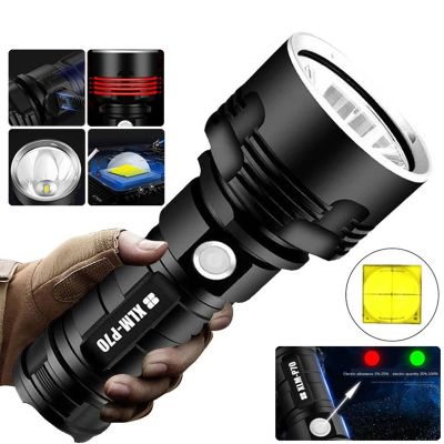 P70 Tactical Lamp Flashlight Outdoor High-power Led USB Rechargeable Aluminum Alloy Torch