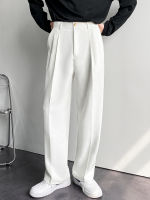 S-2XL Autumn new style straight trousers loose casual drape trousers wide leg trousers dragging mens trousers fashion L783