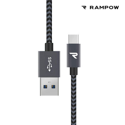 RAMPOW Type-C USB 3.0 Cable คุณภาพสูง รับประกัน 1 ปี