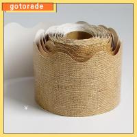 GOTORADE กระดาษสำหรับตกแต่ง เส้นขอบสำหรับตกแต่ง 65.5Ft กระดานข่าวเส้นขอบ บ้านในบ้าน เส้นขอบกระดาษลินิน ออฟฟิศสำหรับทำงาน