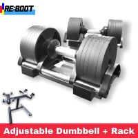 ดัมเบลปรับน้ำหนักได้ ง่ายๆมือเดียว  Adjustable Dumbbell Set 20Kgและ 32Kg ประหยัดพื้นที่