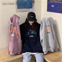 SALOME SELECT เสื้อฮู้ด เสื้อแขนยาวอบอุ่น หลวมและสบาย ๆ สไตล์ขี้เกียจย้อนยุคอเมริกัน 2023NEW 36Z230908