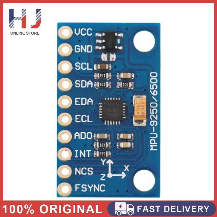 mpu9250-gy-9250บอร์ดเซ็นเซอร์9แกน-9ทัศนคติแกน-iic-spi-gyro-accelerator-magnetometer-ประสาทสัมผัสโมดูล3-5v-พลังงาน