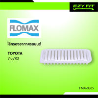 FLOMAX ไส้กรองอากาศรถยนต์ Toyota Vios ปี2003