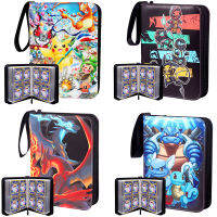 4 Pocket 2550Pages Pokemon Holder Album Book Toys Playing Game Collections Binder Folder Display Can Hold 200-400Pcs Cards