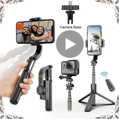 แท่นยึดกล้องสำหรับ Iphone Android Cell โทรศัพท์มือถือสมาร์ทโฟนที่จับกล้องแอคชั่น Selfie Stick ขาตั้งกล้องวิดีโอ