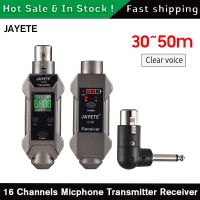 JAYETE C-01 UHF Professional Wired Wireless Microphone Converter Micphone Transmitter Receiver 571~598MHz Receiving Transmission Projector Mounts