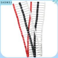 SADWSJ 50pcs 15A 45V ไดโอด SCHOTTKY 15SQ045 สีดำสีดำ แกนไฟฟ้าแกน แรงต้านต่ำ R-6 ชิ้นส่วนวงจรเรียงกระแสไดโอด ขั้วต่อเชื่อมต่อ