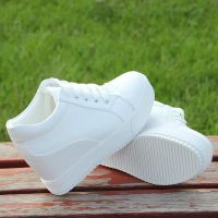 COD DSFEDTGETEER MAY Hidden Heel Sneaker Outdoor Casual Shoes Small White Women Shoes Waterproof Kasut