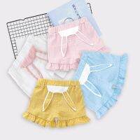 Children Clothing Cute Girls Shorts 2022 Korean Summer Baby Bottom Cartoon Rabbit Casual Trousers Cotton Kids Fashion Home Wear Soft