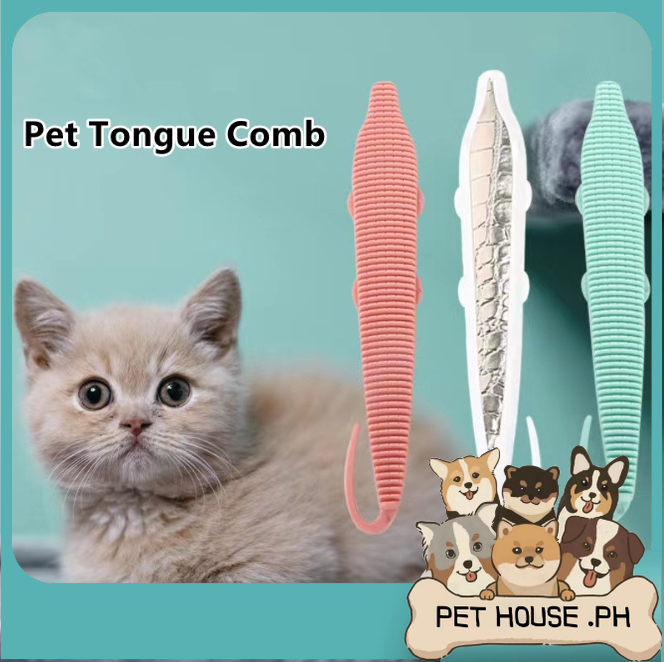 Cat top tongue comb