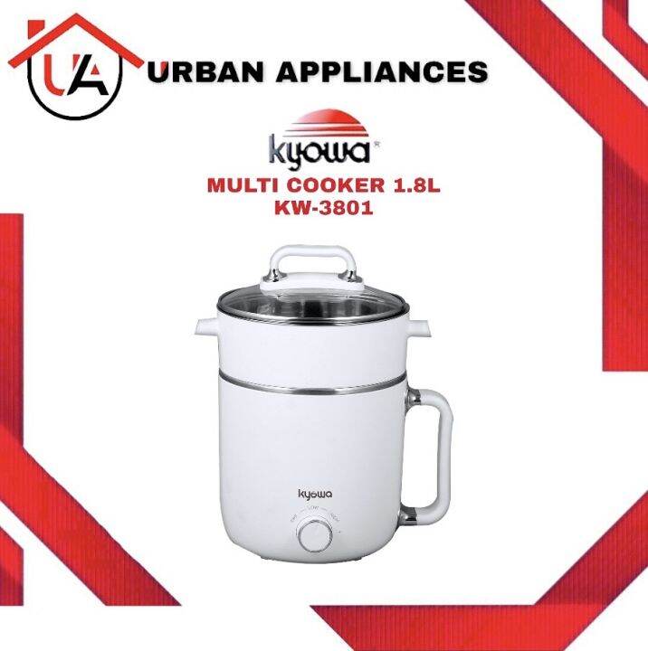 Kyowa Multi Cooker 1.8 Liters KW3801 with 6 Cooking Function Lazada PH