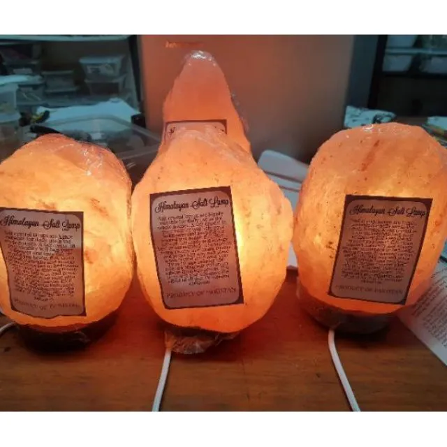 HEAVY WEIGHT LARGE HIMALAYAN SALT LAMP 100 Authentic with AUTHENTICITY