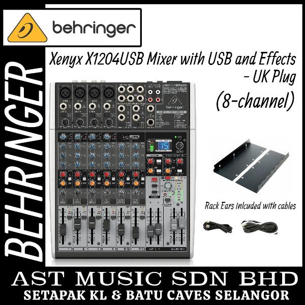 Behringer Xenyx X Usb Channel Mixer With Usb And Effects Lazada