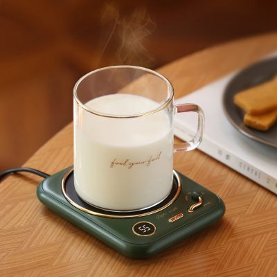 【CW】 220V Cup Warmer Makers Heating Coaster 3 Desktop for With Timing