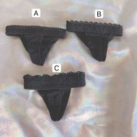 1/6 Scale Girls Lace Thong Underwear Briefs Underpants Models for 12 Body DIY Accessories